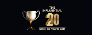 5th Year Celebration of The Influential 20 Black Tie Awards Gala Graphic