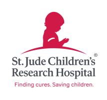 St. Jude Children's Research Hospital logo and tagline