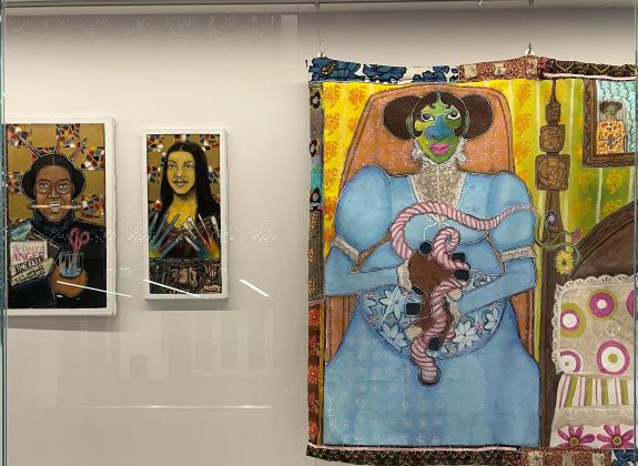 Paintings and quilts by Emmett Award-winning artist Lurlynn Franklin at Renasant Convention Center