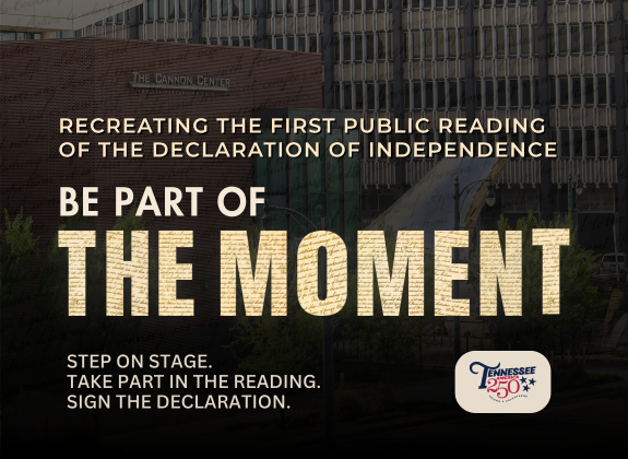 Recreating the first public reading of the Declaration of Independence