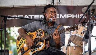 Performing at Memphis Music and Heritage Festival at Center for Southern Folklore