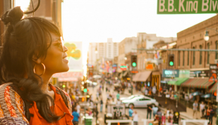Overlooking Beale Street. Photo by Gloria Atanmo.