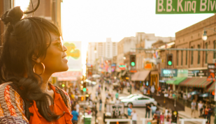 Overlooking Beale Street. Photo by Gloria Atanmo.
